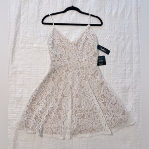 White lace dress